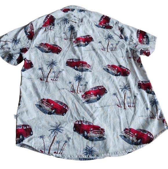 Denim & Flower Slim Fit Tropical Vibe Button Down - Picture 3 of 8